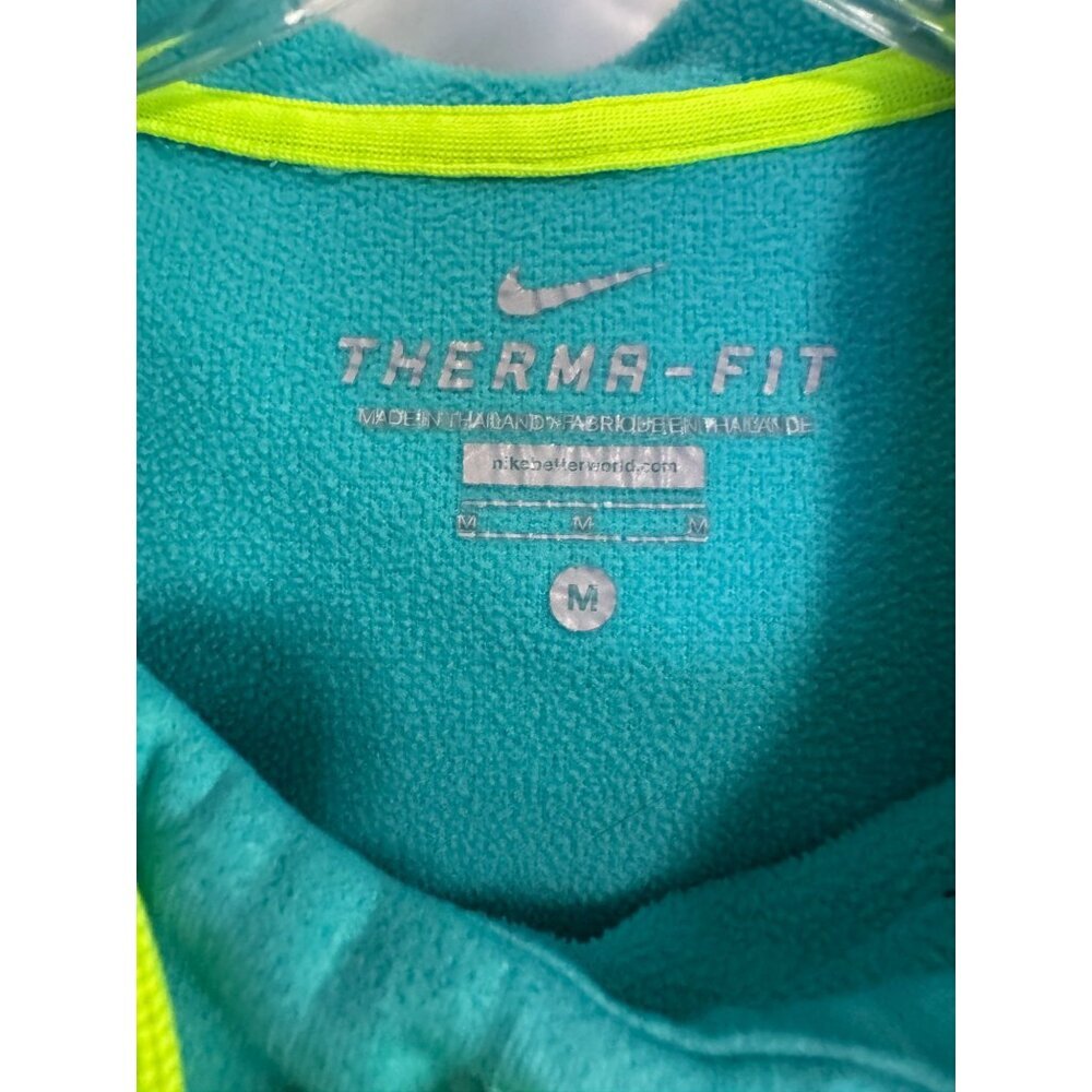 Nike Therma-Fit All Time Hoodie Sweatshirt 684674 Mezzo Teal Green Women's M - Picture 5 of 7
